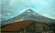 Symmetrical View of Mayon Volcano